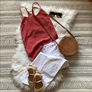 Patterned racerback camisole